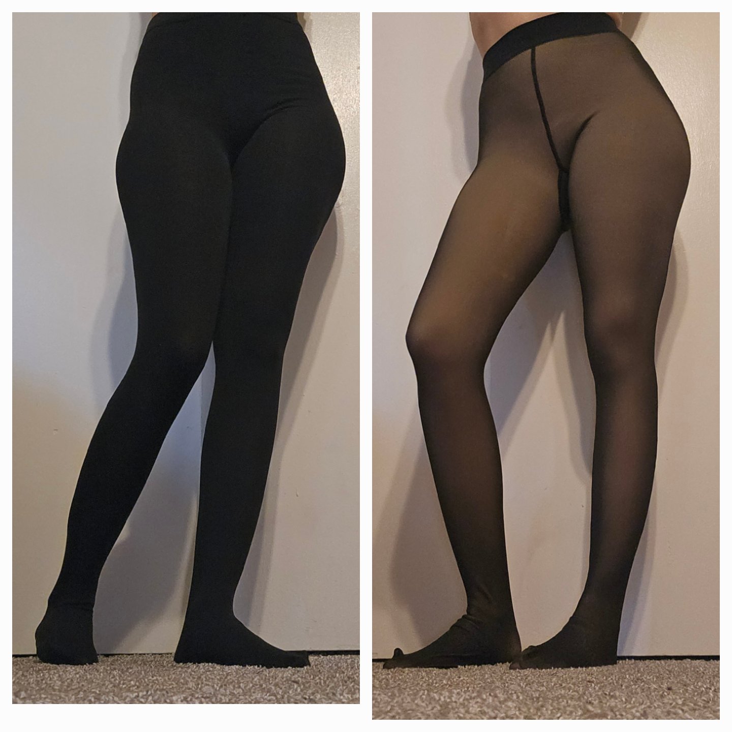 Колготки на флисовой подкладке